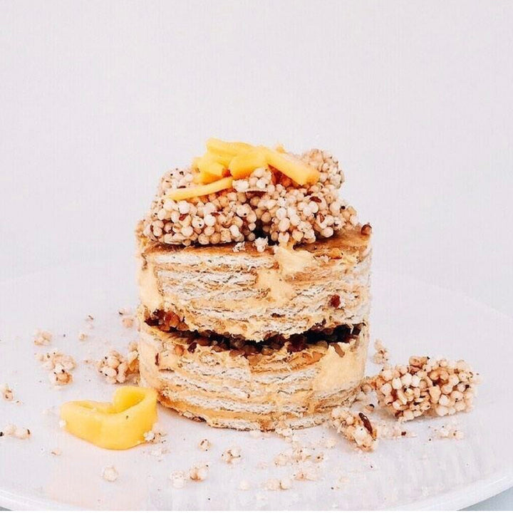 #Dontworrycooks: Mango Charlotte with Quinoa Bites