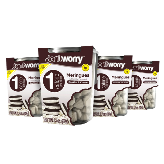 4 Pack Meringue Cookies & Cream Flavor 1.7 oz