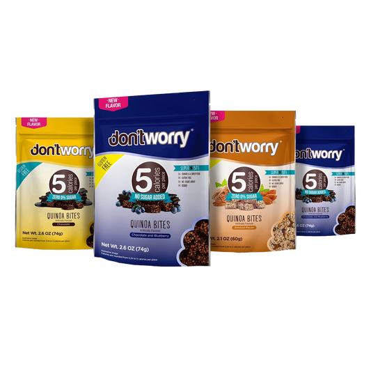 4 pack Quinoa Bites - 2 Blue Berry+Chocolate+Almond