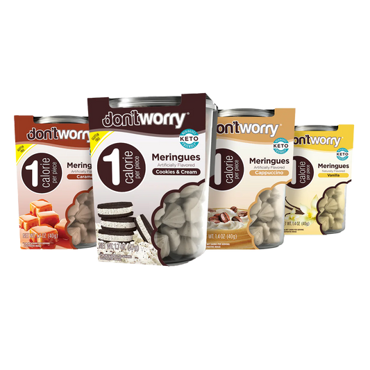 Meringue Cookies 4 Pack ( Caramel, Cookies & Cream, Vanilla, Capuccino)