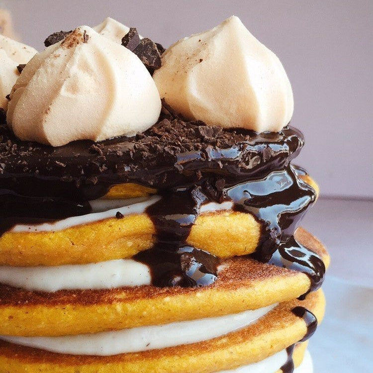 #Dontworrycooks: Vanilla choco pancakes