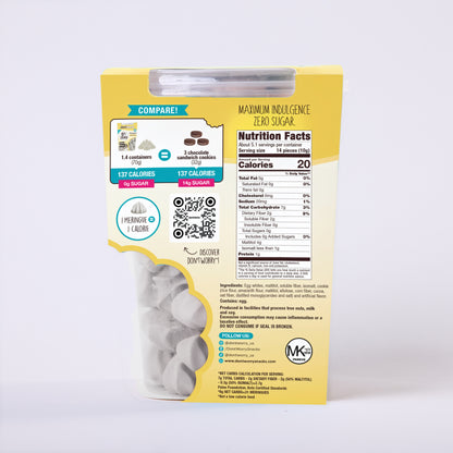 0 Sugar Meringues 4PK ZERO – Cookies & Cream, Vanilla, Chocolate, Hazelnut – Keto-Friendly & Guilt-Free