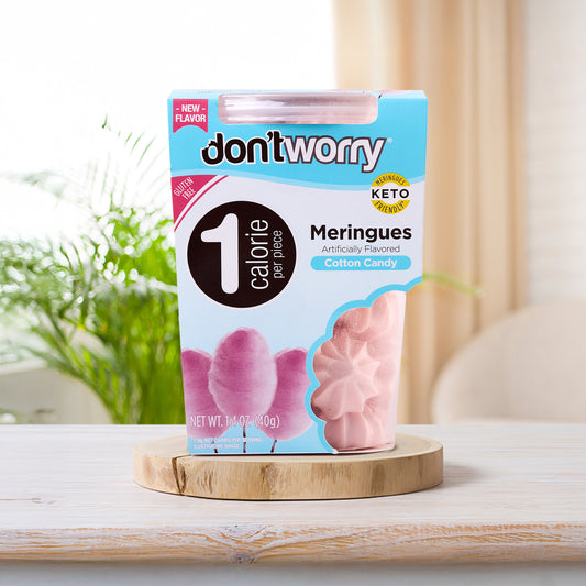 Meringue Cotton Candy, 4 Pack , Only 1 Cal per piece