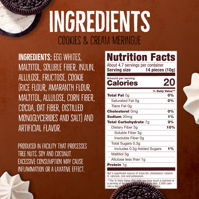 4 Pack Meringue Capuccino, Cookies & Cream