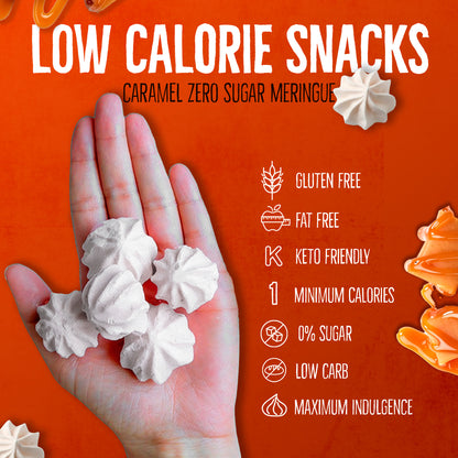 0 Sugar Meringues 4PK ZERO – Cookies & Cream, Caramel, Chocolate, Hazelnut – Keto-Friendly & Guilt-Free