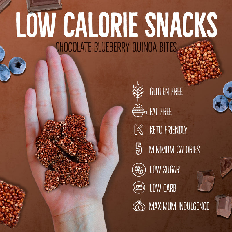 4 pack Quinoa Bites - 2 Blue Berry+Chocolate+Almond