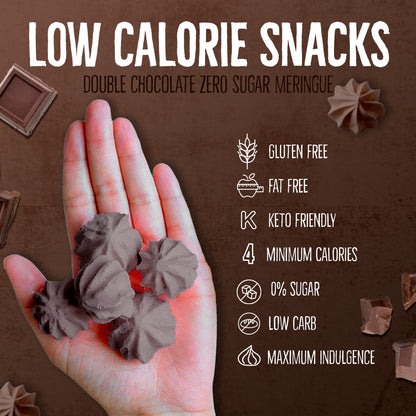 4 Pack Meringue Chocolate Filled 2.4 oz