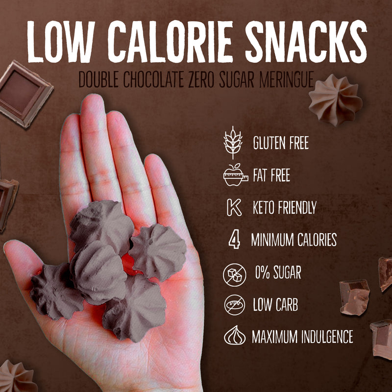 0 Sugar Meringues 4PK ZERO – Cookies & Cream, Chocolate – Keto-Friendly & Guilt-Free