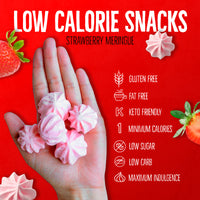 4 Pack Meringue Strawberry and Vanilla 1.4 oz
