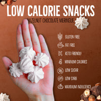 4 Pack Meringue Chocolate & Halzenut 2.4 oz