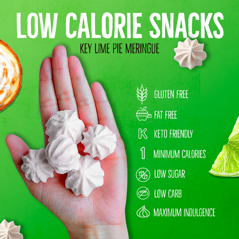 Meringue Cookies 4 Pack (Key Lime Pie, Cookies and Cream, Caramel, Vanilla)