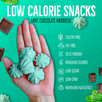 Meringue Cookies 4 Pack ( 2 Double Chocolate + Halzenut +  Mint)