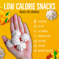 Just 1 Calorie Per Piece – Low Sugar Meringues 4PK – Mango, Watermelon – Sweet & Spicy Flavors