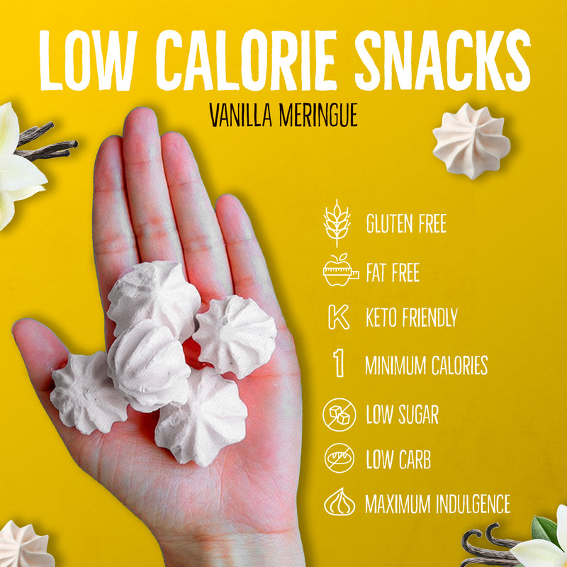 Meringue Cookies 4 Pack ( Cookies&Cream + Caramel + Strawberry + Vanilla)