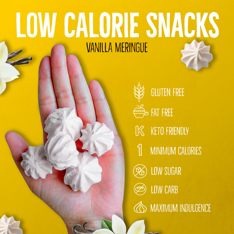 4 Pack Meringue Strawberry and Vanilla 1.4 oz