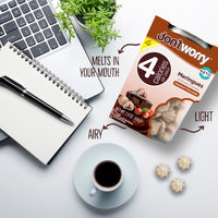 4 Pack Meringue Chocolate & Halzenut 2.4 oz