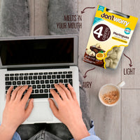 Just 4 Calories Per Meringue – Low Sugar Meringues 4PK – Double Chocolate, Hazelnut, Mint & Passion Fruit – Maximum Indulgence, Minimum Calories