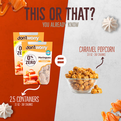 0 Sugar Meringues 4PK ZERO – Cookies & Cream, Caramel, Chocolate, Hazelnut – Keto-Friendly & Guilt-Free