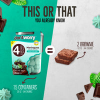 Meringue Cookies 4 Pack ( 2 Double Chocolate + Halzenut +  Mint)