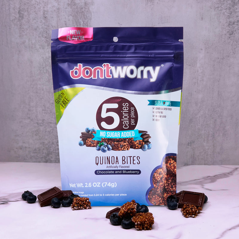 4 pack Quinoa Bites - 2 Blue Berry+Chocolate+Almond