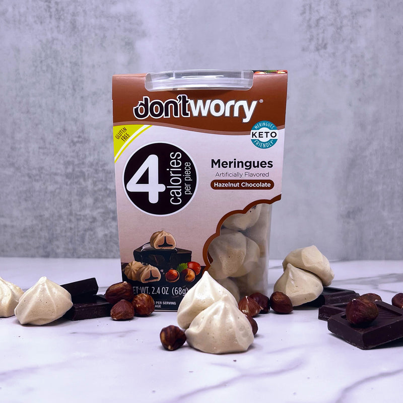 4 Pack Meringue Chocolate & Halzenut 2.4 oz