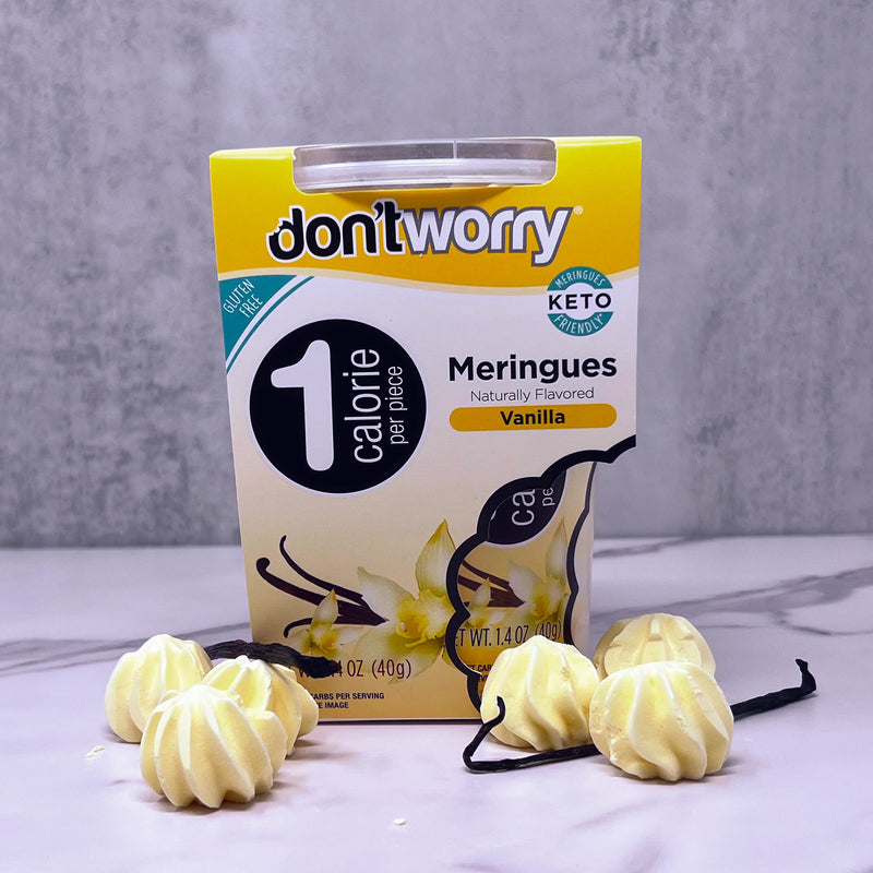 4 Pack Meringue Strawberry and Vanilla 1.4 oz