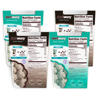 Meringue Cookies 4 Pack ( 2 Double Chocolate + Halzenut +  Mint)