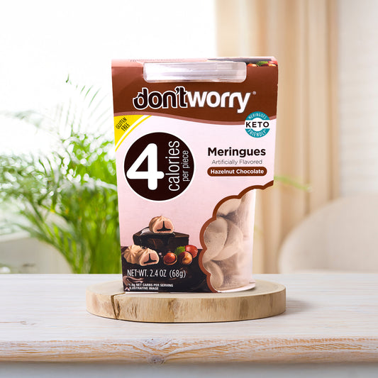 4 Pack Meringue Chocolate & Halzenut 2.4 oz