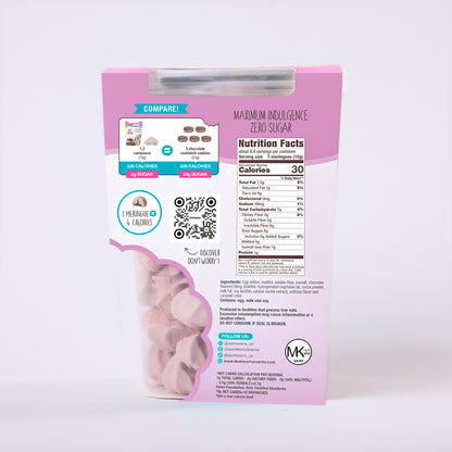 0 Sugar Meringues 4PK ZERO – Cookies & Cream, Vanilla, Chocolate, Hazelnut – Keto-Friendly & Guilt-Free