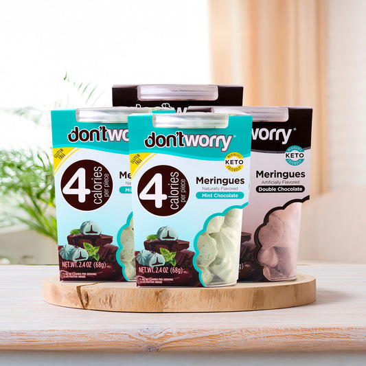 4 Pack Meringue Chocolate Filled & Mint