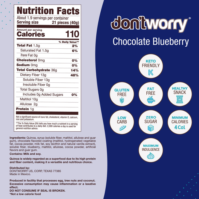 4 pack Quinoa Bites - 2 Blue Berry+Chocolate+Almond