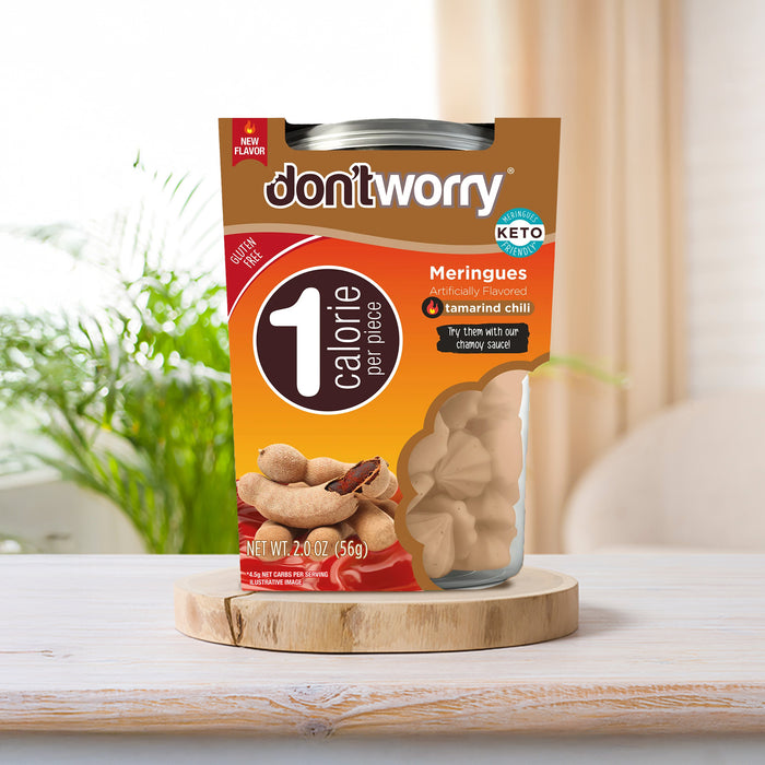 Just 1 Calorie Per Piece – Low Sugar Meringues 4PK – Mango, Watermelon, Tamarind – Sweet & Spicy Flavors