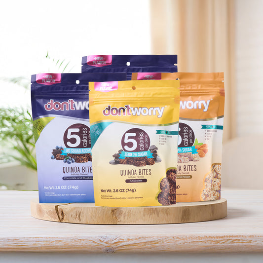 4 pack Quinoa Bites - 2 Blue Berry+Chocolate+Almond