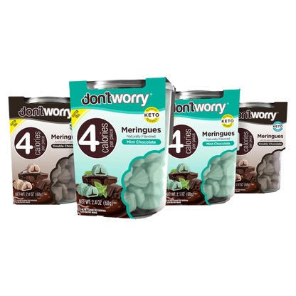 4 Pack Meringue Chocolate Filled & Mint