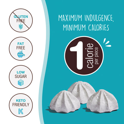 6 Pack Meringue Cookies & Cream Flavor 1.7 oz