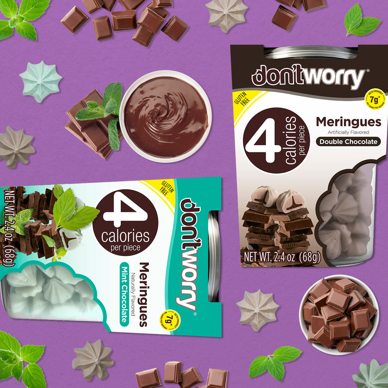4 Pack Meringue Chocolate Filled 2.4 oz