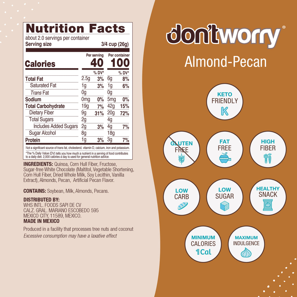 4 pack Quinoa Bites, Almond-Pecan Flavor Super Food (2.1 oz per bag)